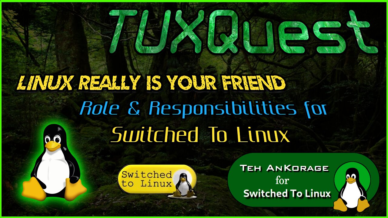 Switched To Linux - My Position, Role & Responsibilities - #SwitchedToLinux #Video #Stream #Linux