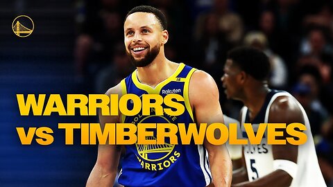 Warriors vs Timberwolves Free Live 𝚂treaming on R𝚎ddit & CrackSt𝚛eams