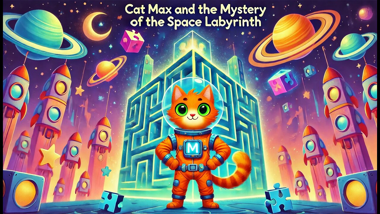 Cat Max and the Mystery of the Space Labyrinth - Episode 4 🐾✨