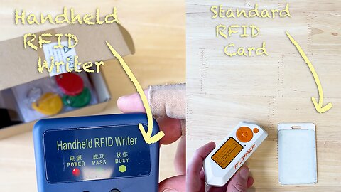 Flipper Zero and Handheld RFID Writer
