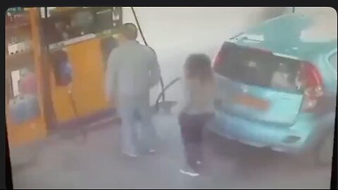 Man won't give woman a cigarette so she sets his car on fire.