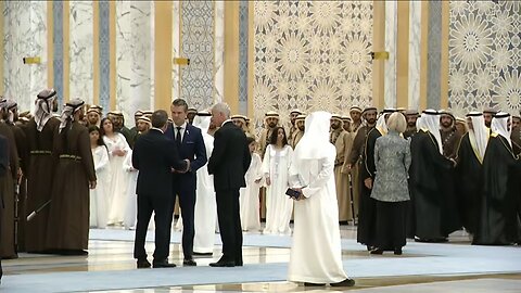 Trump speaks at presidential palace in Abu Dhabi