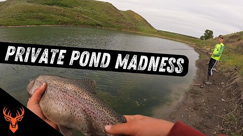 Private Pond Madness | Colton's First Video