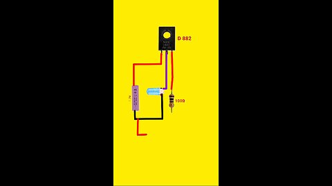 "Simple LED Circuit with Transistor 🔋✨ | Easy Electronics Project #Electronics #CircuitDest