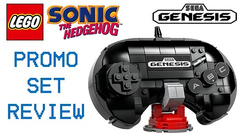 Lego Sonic the Hedgehog Sega Genesis Controller Promo Set Review