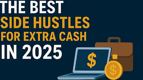 The Best Side Hustles for Extra Cash in 2025 | Work From Home Ideas