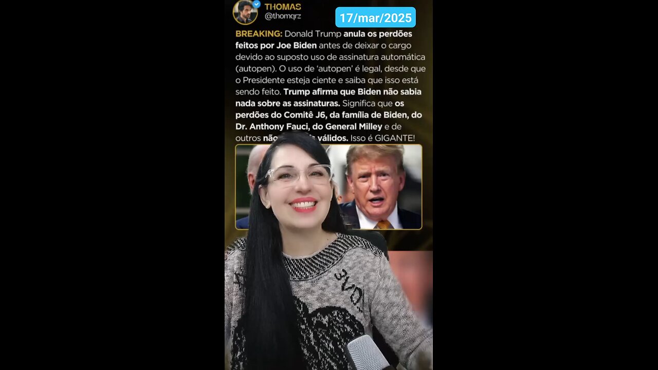 Trump anula os perdoes presidenciais de Biden