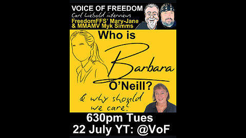 Voice of Freedom July 21 - Running Late - Lots on