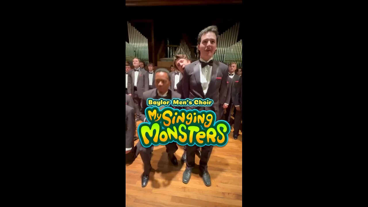 A men’s choir perfectly replicated the singing from the once wildly popular Singing Monsters game