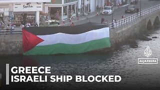 Pro-Palestinian protest halts Israeli cruise in Greece