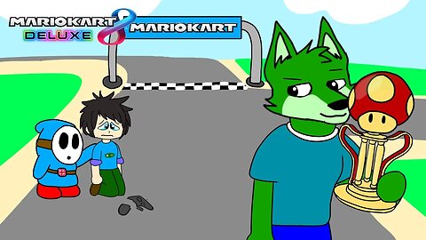 Vurddud screws me over and I throw my controller! Mario Kart 8 Deluxe Funny Moments.