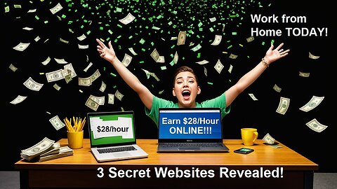 Earn $28/Hour ONLINE with These 3 Secret Websites (No Experience Needed!) 🌍 | Work from Home Jobs