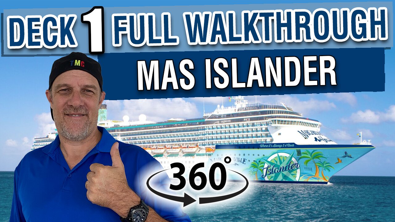 Deck 1 Up Close in 360° | Margaritaville at Sea Islander