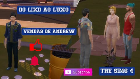 DO LIXO AO LUXO THE SIMS 4 8 SIMS #9 VENDAS DE ANDREW E COMPRANDO OS ÍTENS PROMETIDOS