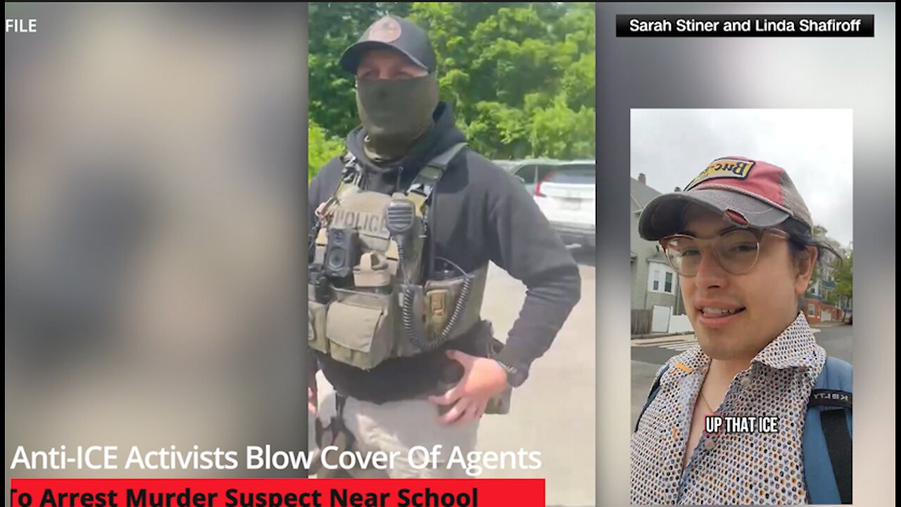Anti-ICE Activists Blow Cover Of Agents Trying To Arrest Murder Suspect Near School