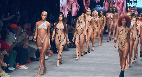 BIKINI 👙 | Miami Swim Week / Full Show 2025 in SLOW MOTION 4k