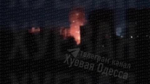The moment Shahed strike on a high-rise building in Odesa. Apartments and the Nova Poshta