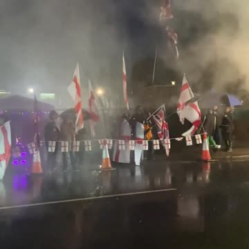 Patriots out tonight demanding the Bell hotel in Epping must stop housing unvetted fighting age