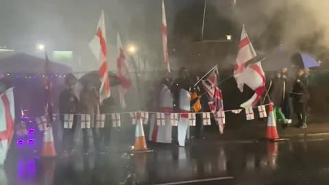 Patriots out tonight demanding the Bell hotel in Epping must stop housing unvetted fighting age