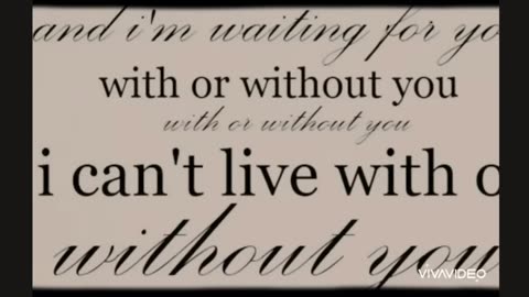 U2 - 'With or Without You' Exclusive New 11 minute Studio Version.