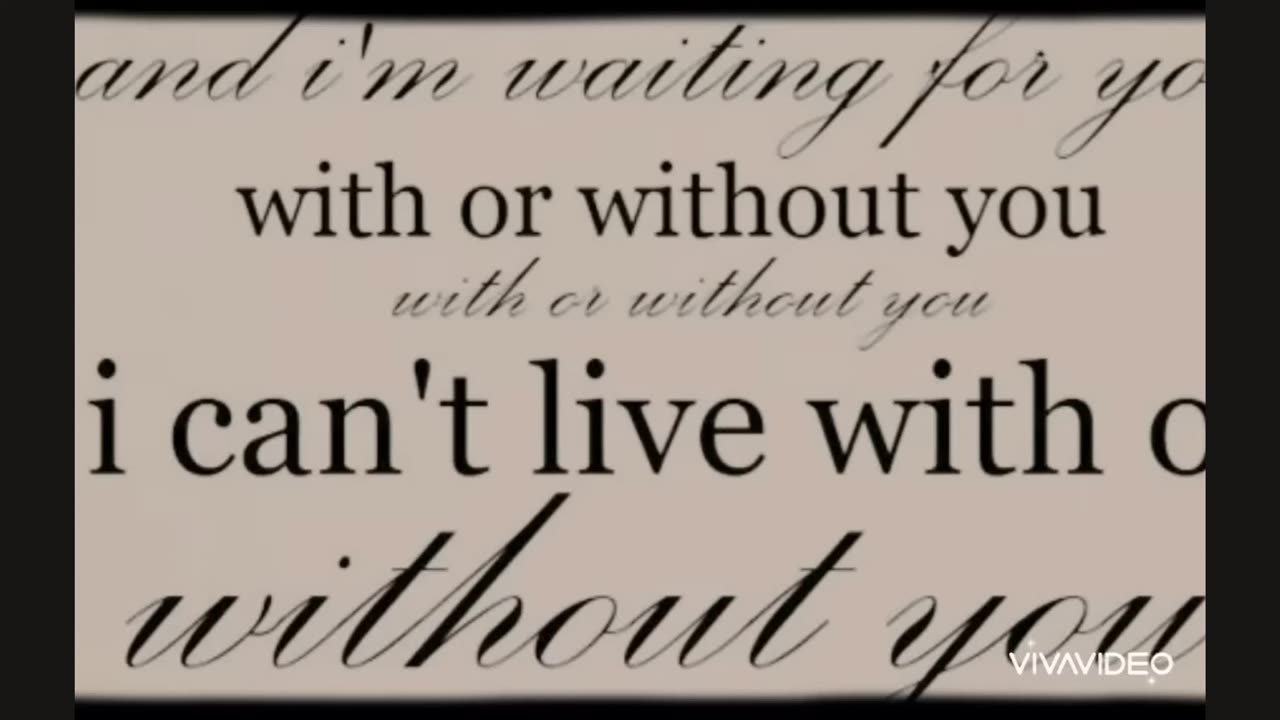 U2 - 'With or Without You' Exclusive New 11 minute Studio Version.
