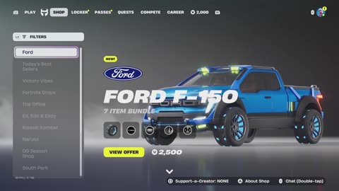 Fortnite Item Shop|January 29, 2026(*New* Ford F-150 Bundle & Atmosphere Emote)