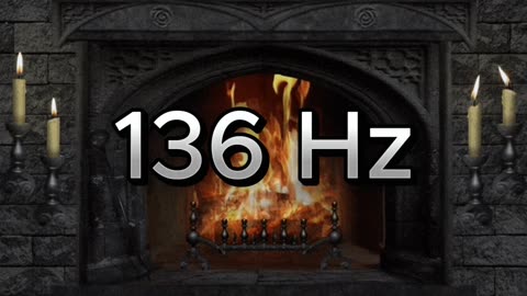 ✨ 136 Hz Meditation with Campfire Sounds