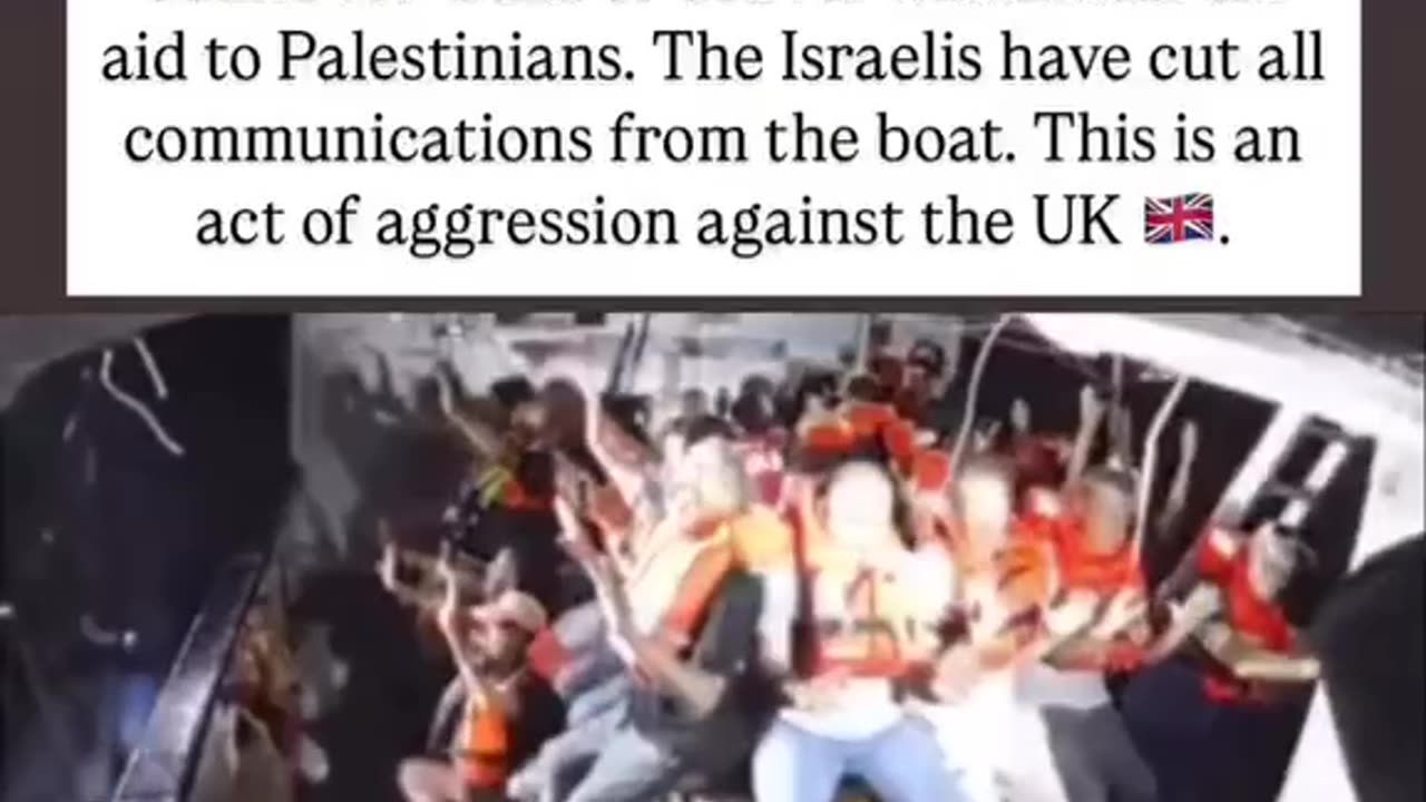 3 SOS! The crew on 'Handala' have been kidnapped by Israeli forces.