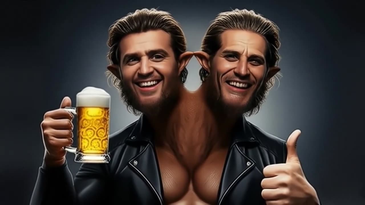 TWO HEADED PARTY DUDE