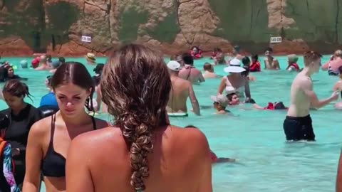 🌞Hot Day Water Park Swimming Pool And Water Slide Fun Day #waterpark #waterslide