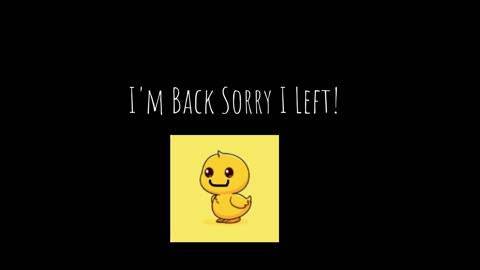 I'm Back!
