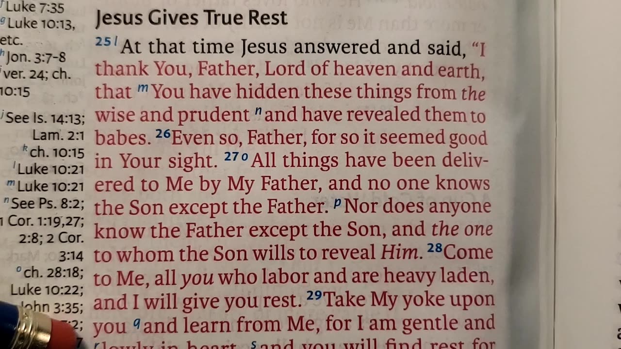 Come to Me, all you who labor and are heavy laden, and I will give you rest..