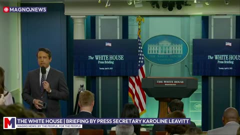 The White House | Briefing by Press Secretary Karoline Leavitt [LIVE] (April 15, 2025)