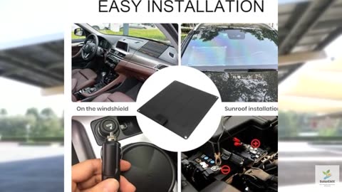 GOTOTOP 30W Solar Battery Trickle Charger Set Made of Monocrystalline Silicon, I