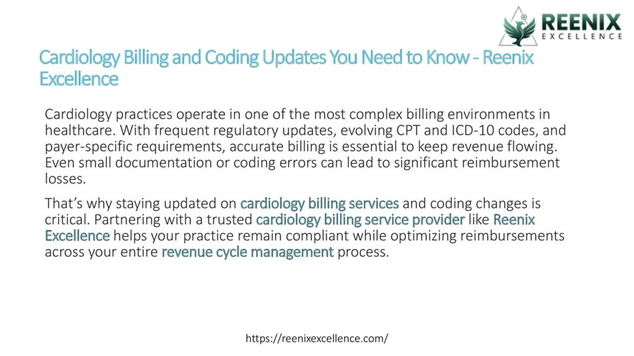 Cardiology Billing and Coding Updates You Need to Know - Reenix Excellence