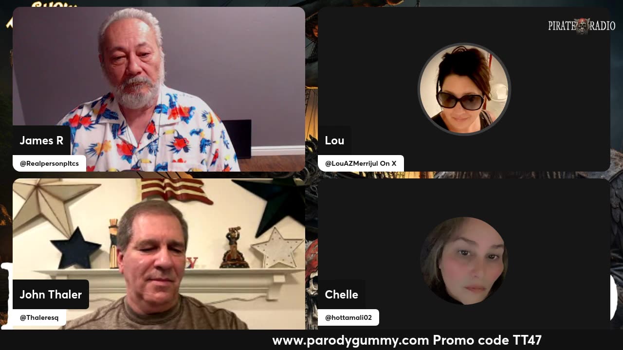 Pirate Radio05/02/25 Happy Friday! ParodyGummy.com Promo: TT47