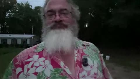 This is not a #Bigfootvlogs l. Just a furry dude in a bespoke Hawaiian shirt.