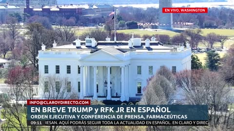 EN VIVO: Trump y RFK Jr. anuncian orden ejecutiva para bajar precios de medicamentos