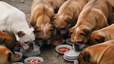 🐱🟢🐕Kitten and the GANGSTER DOGS💣😲#animation #supercattales #catfunny #cat #supercattalespaws
