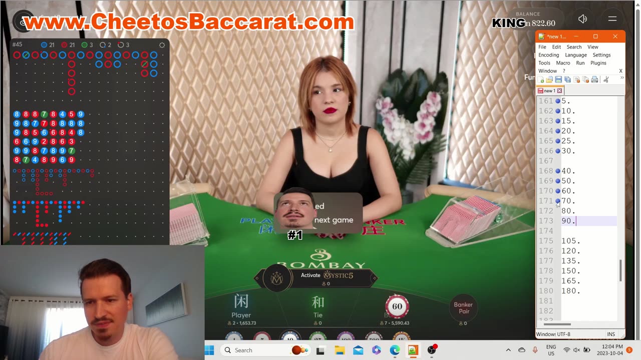 My INVINCIBLE Baccarat Strategy.