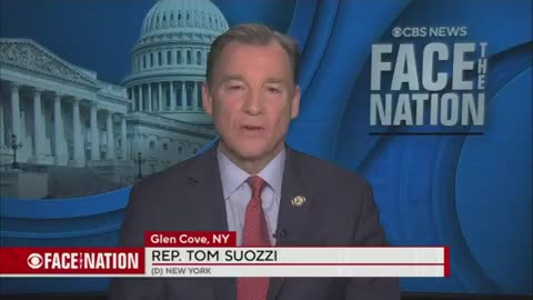 CBS confronts Rep. Tom Suozzi (D-NY) about the Democrat Epstein hoax where Democrats