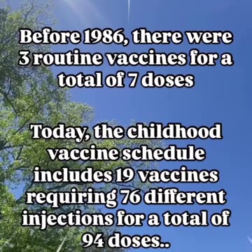 Truth be told unvaccinated children are healthier!!
