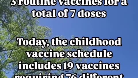Truth be told unvaccinated children are healthier!!