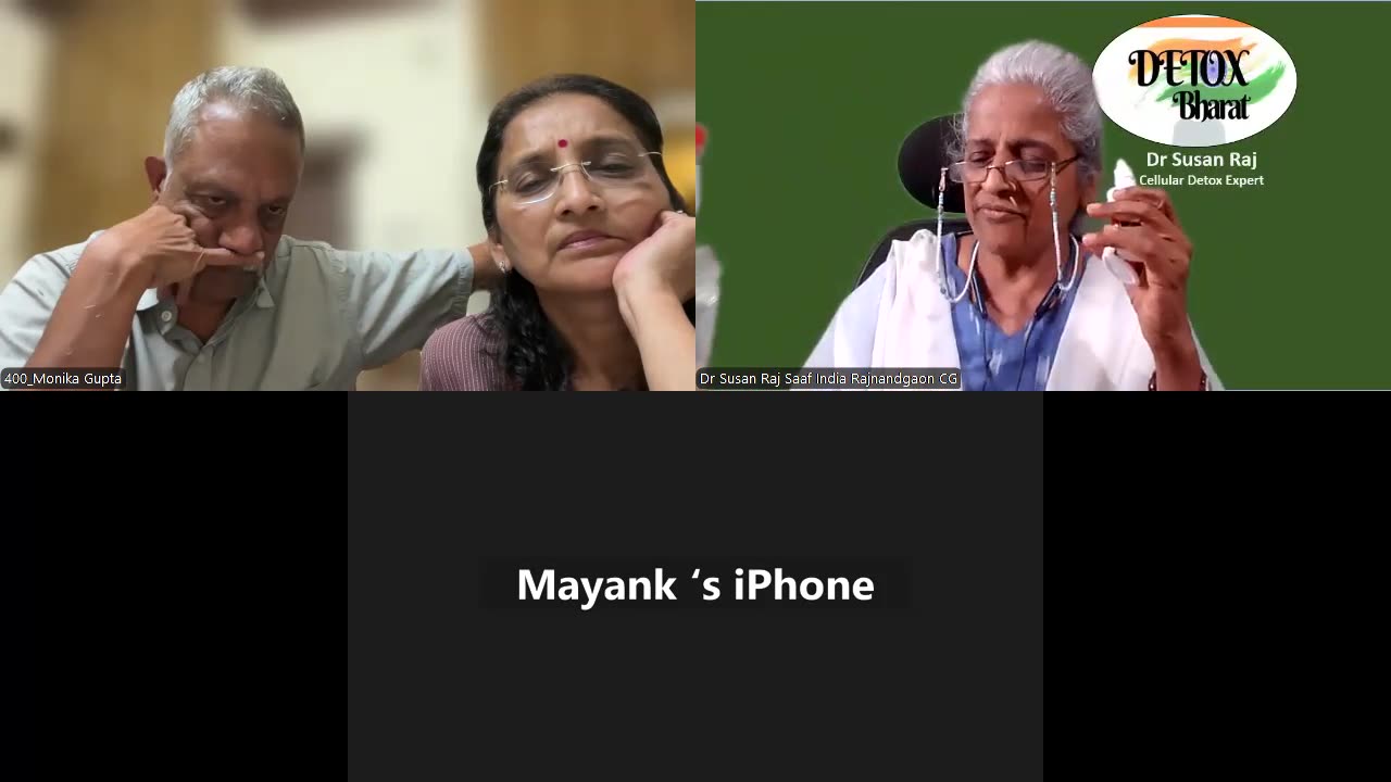 Mayank Pincha, Dr Monika Gupta and Dr Susan Raj on cellular Detox