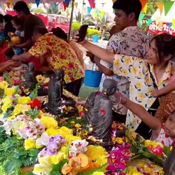 สรงน้ำพระ-วัดวีระโชติ ฉช.
