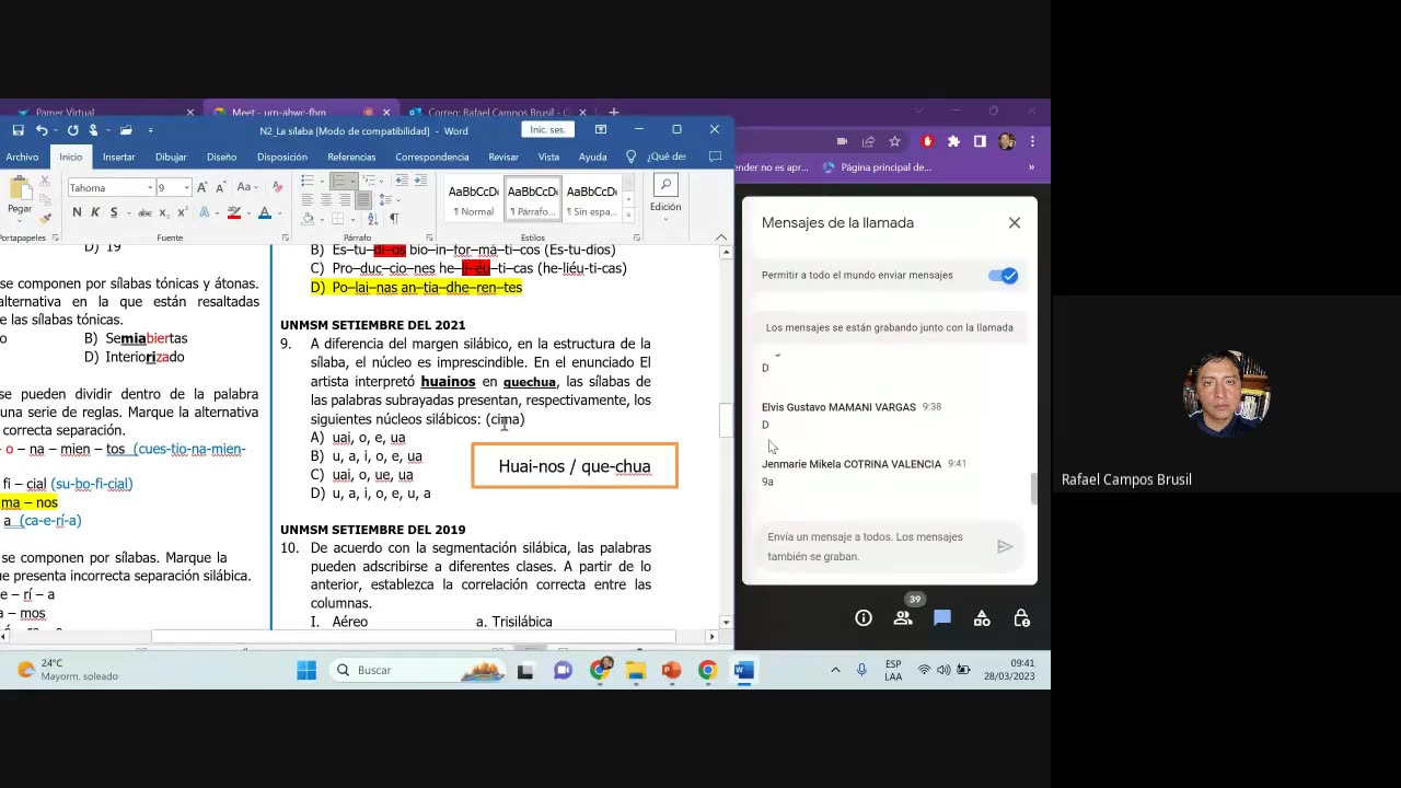 PAMER SEMESTRAL 2023 | Nivelación N2 | Lenguaje