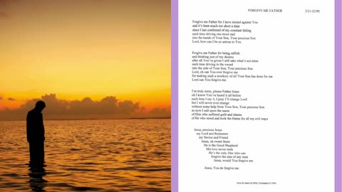 Forgive Me Father, Lyrics from the Heavenly Realms Album