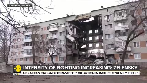 "Russian Forces Escalate Assault on Bakhmut Amid Fierce Fighting"
