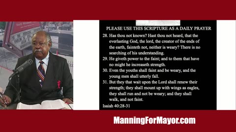 Trust In The Lord Hour/The Manning Report - 12 May 2025 At 12PM EST