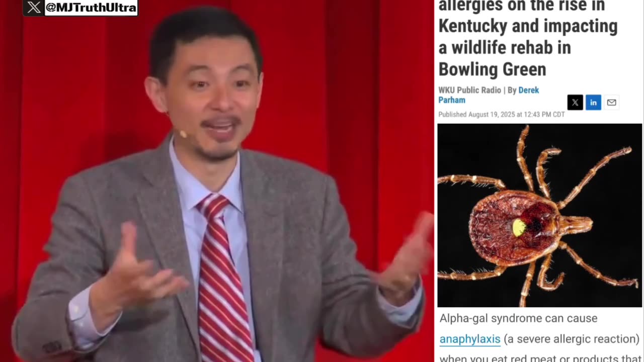 WEF bioethicist Matthew Liao, making humans allergic to meat